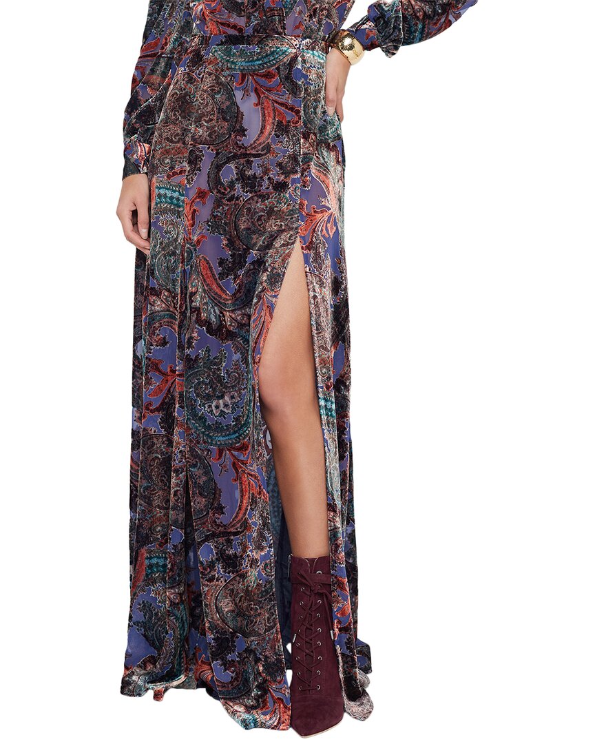 L Agence L'agence Luca Full Maxi Skirt In Multi