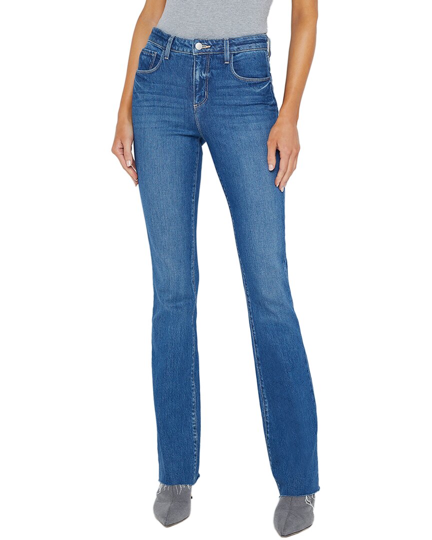 L'agence Ruth High-rise Straight Stockton Straight Leg Jean In Blue