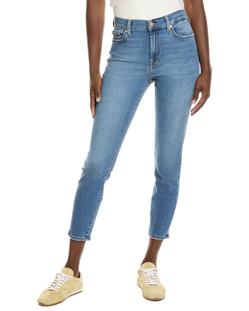 7 For All Mankind Gwenevere Blue Jay Ankle Jean
