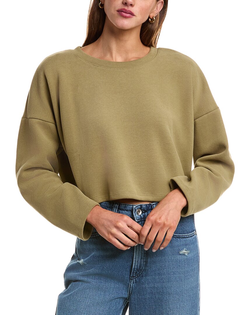 Sadie & Sage Relaxed Knit Top In Green