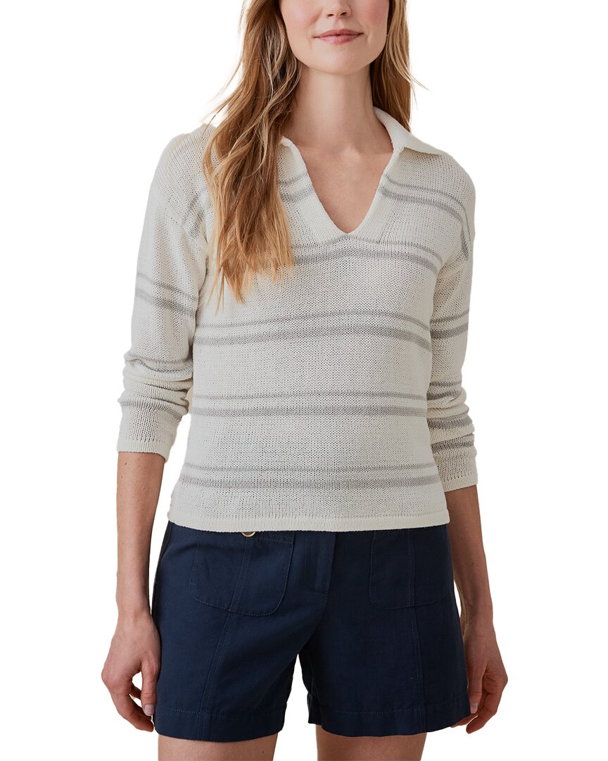 J.mclaughlin Valerie Linen-blend Sweater In Animal Print