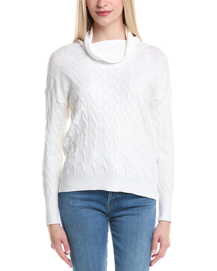 Elie Tahari Elie By  Turtleneck Sweater In White