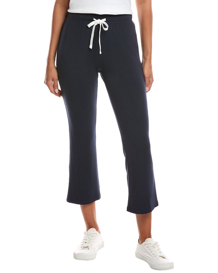 Splits59 Brooks Fleece Cropped Flare Pant In Black