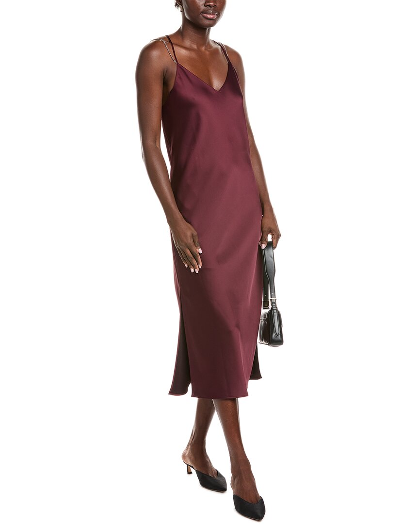 Hugo Boss Dechana Maxi Dress In Brown