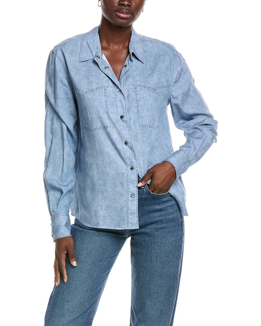 Hugo Boss Bendettina Blouse In Blue