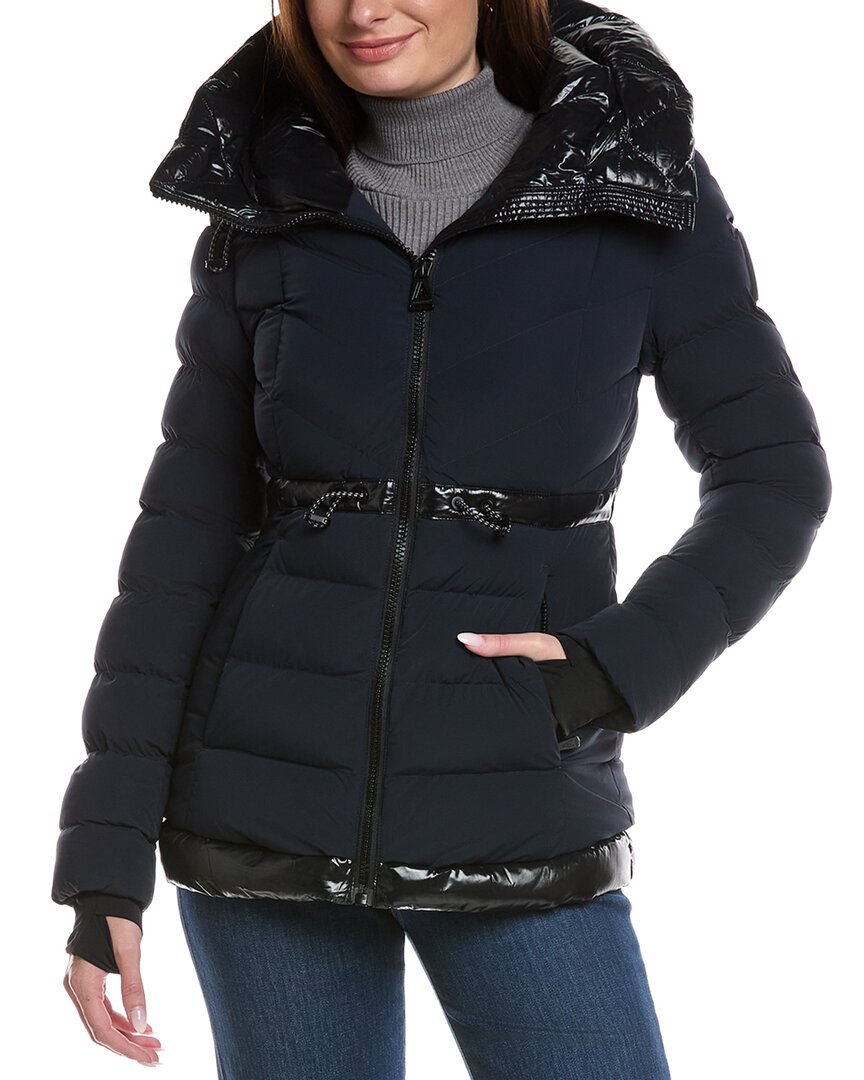 Alpenhaus Utility Lightweight Puffer Coat In Blue