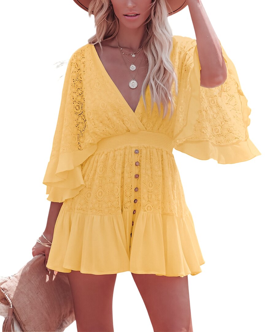 Nino Balcutti Mini Dress In Yellow