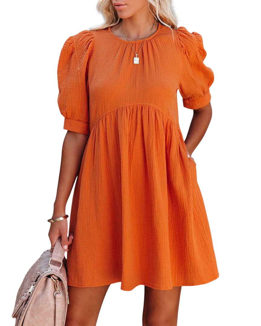Nino Balcutti Mini Dress In Orange