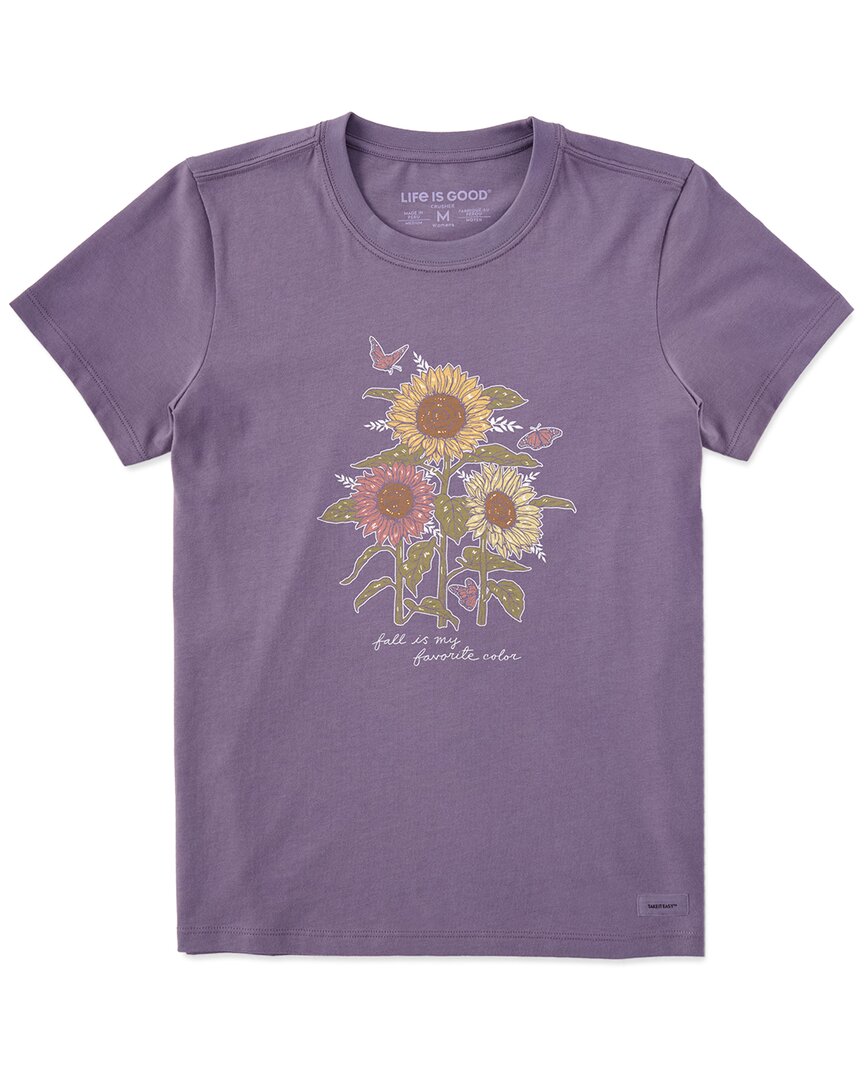 Life Is Good ® Crusher T-shirt In Purple