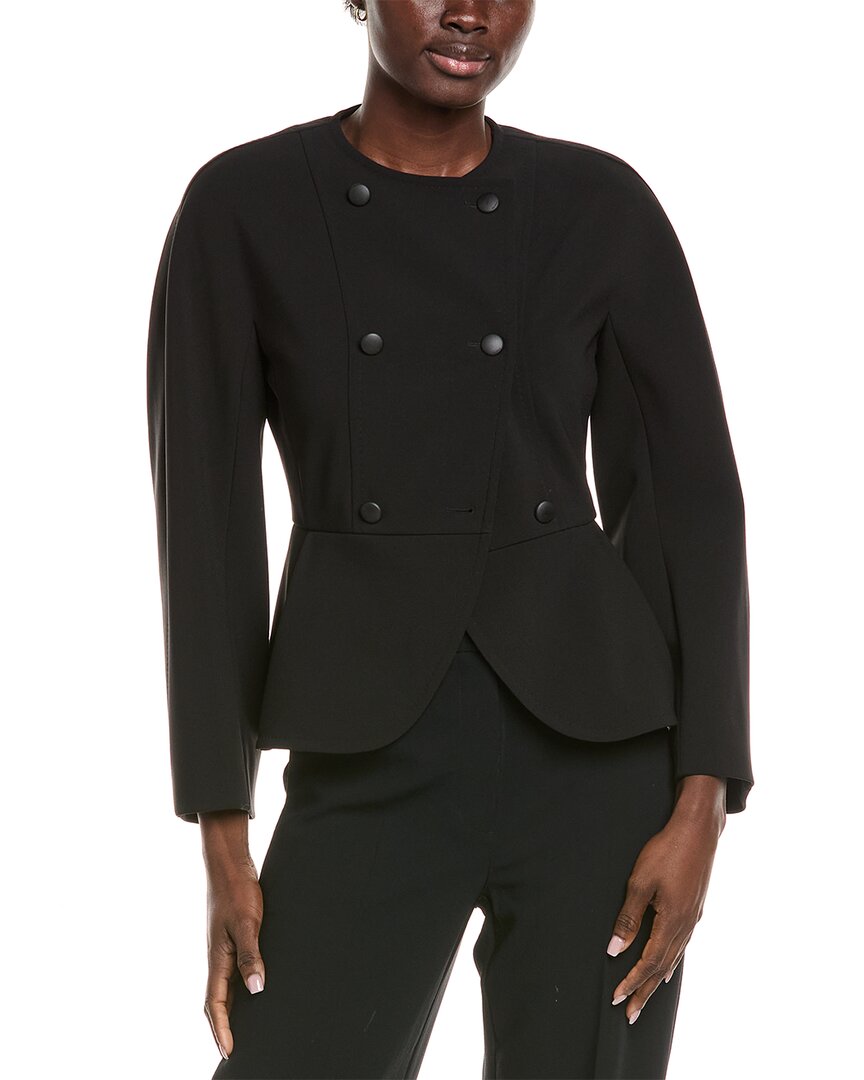 Max Mara Fronda Jacket In Black