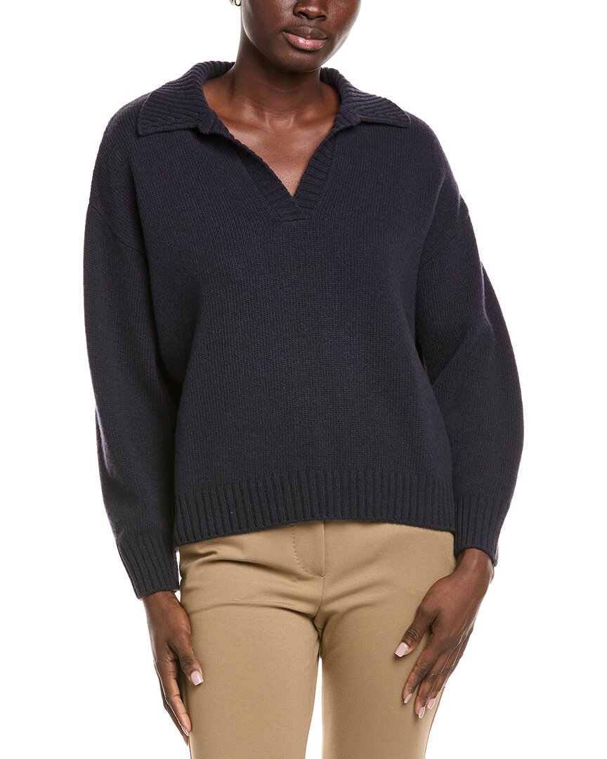 Weekend Max Mara Agre Wool Sweater In Blue