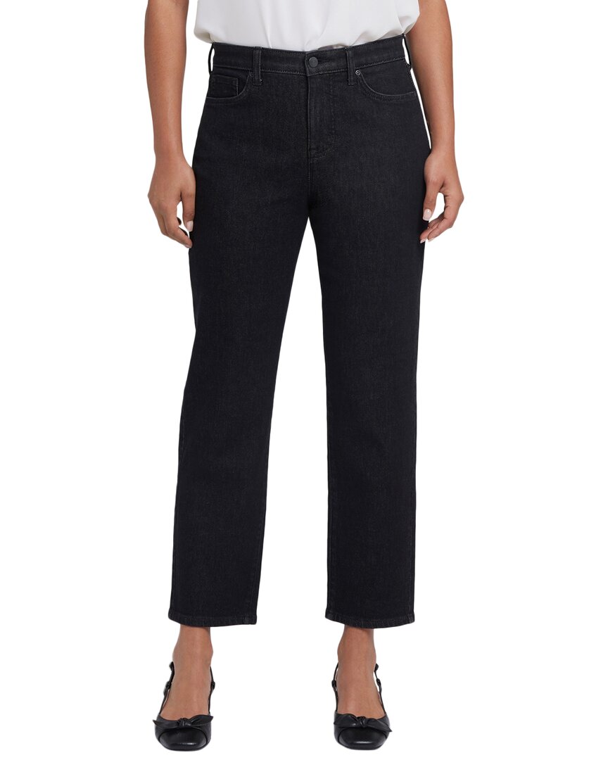 Nydj Boyfriend Vintage Black Relaxed Jean In Black