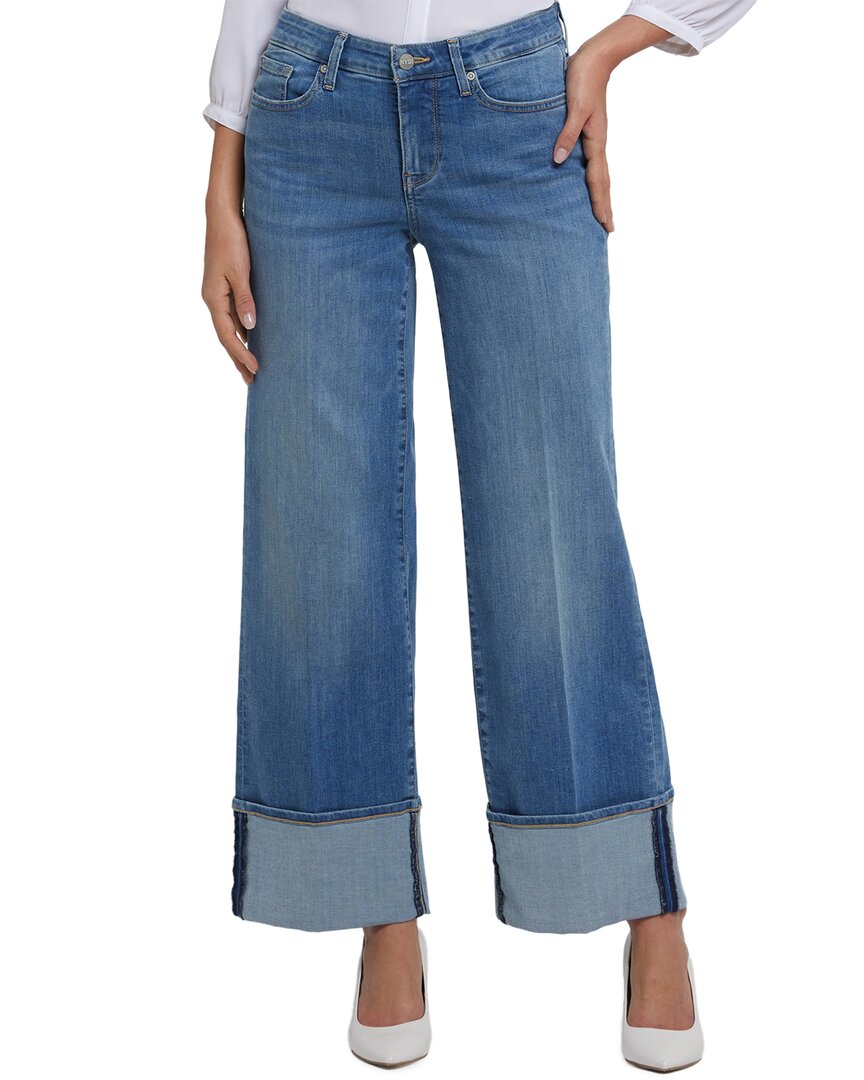 Nydj Teresa Water Canyon Wide Leg Jean In Blue