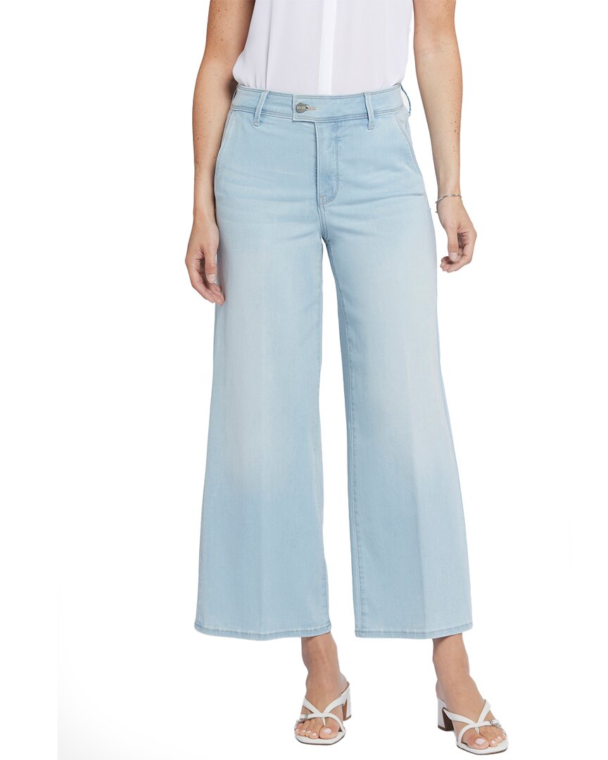 Nydj Mona Oceanfront Wide Leg Jean In Blue