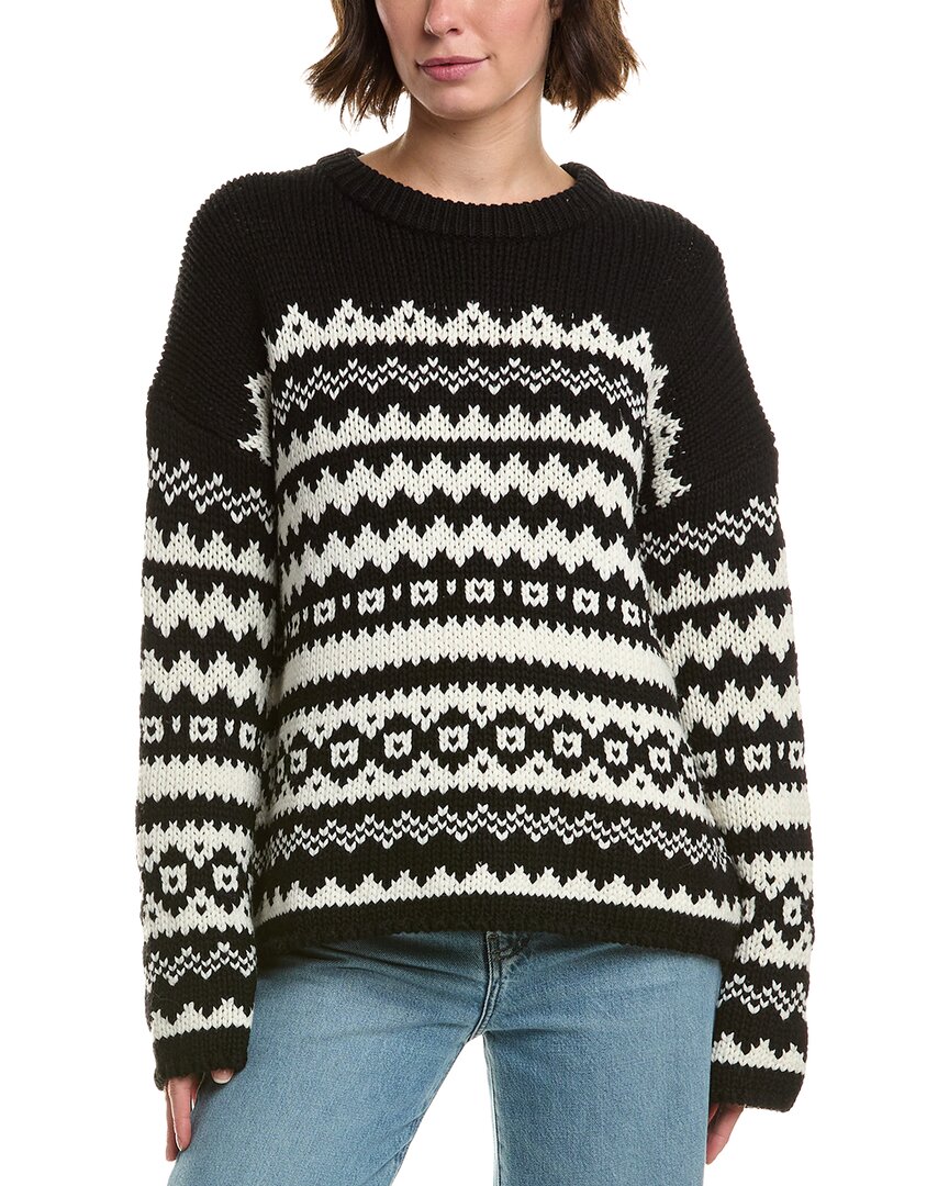 Velvet By Graham & Spencer Maywood Wool-blend Sweater In Multi