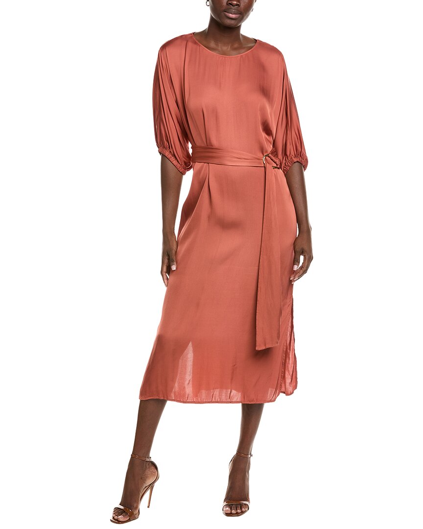 Velvet By Graham & Spencer Laurel Midi Dress In Red