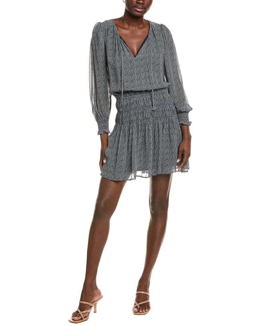 Velvet By Graham & Spencer Gelila Mini Dress In Blue