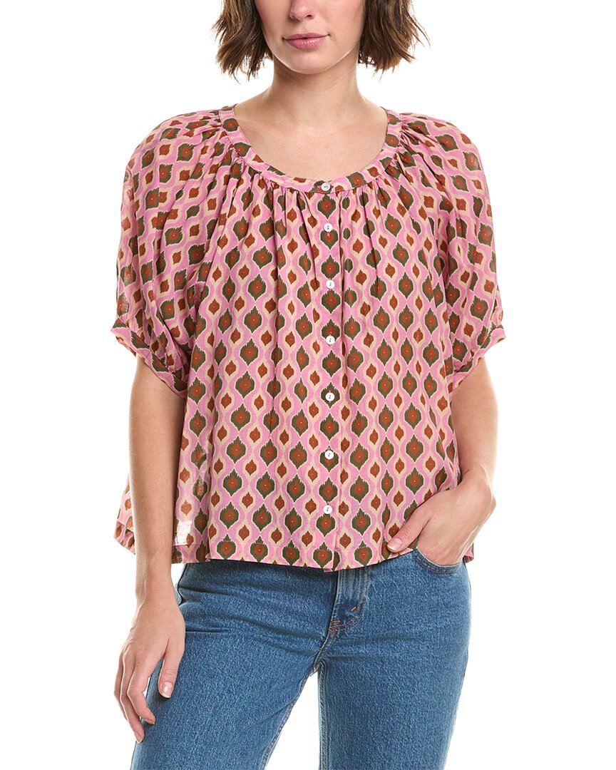 Velvet By Graham & Spencer Hara Top In Pink