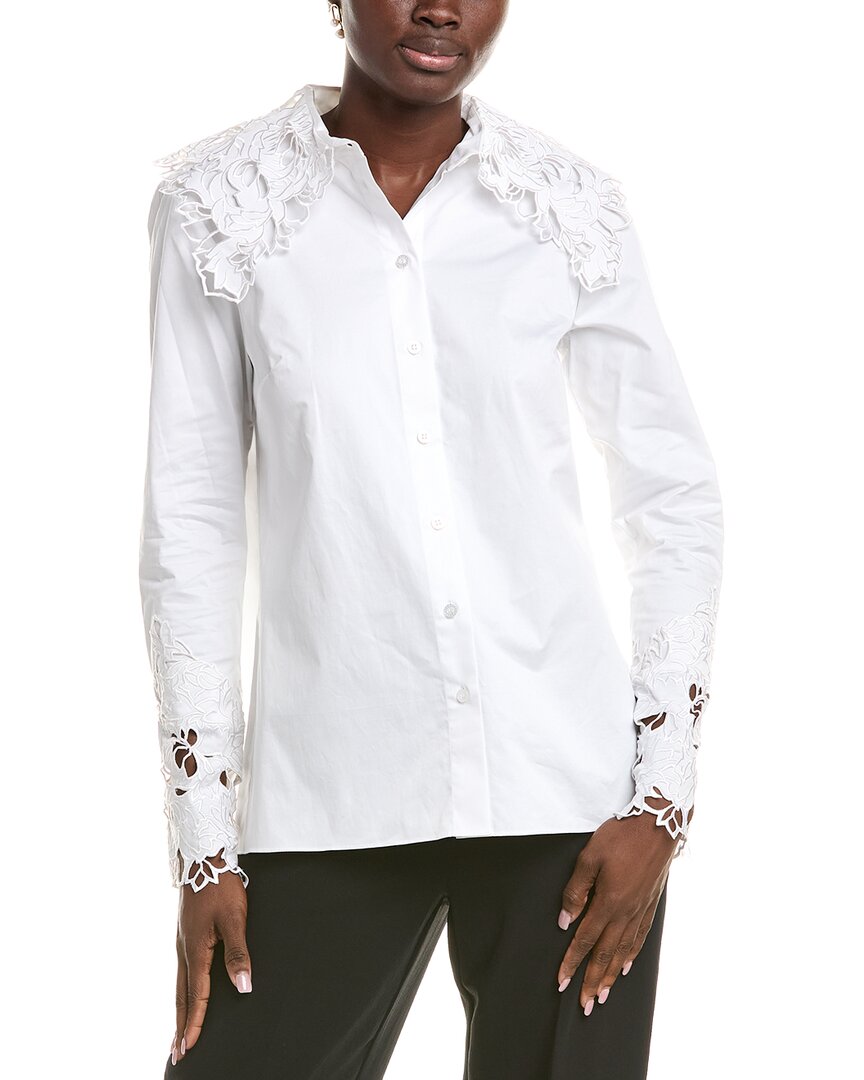 Oscar De La Renta Blouse In White