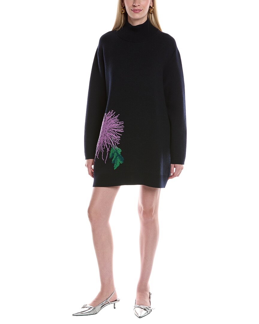 Oscar De La Renta Ladies Knit Dress In Black