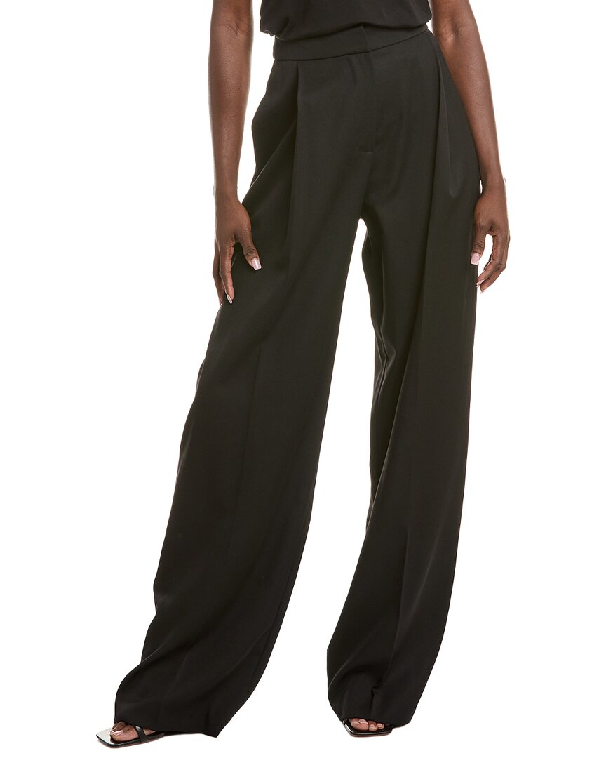 Oscar De La Renta Wool-blend Pant In Black