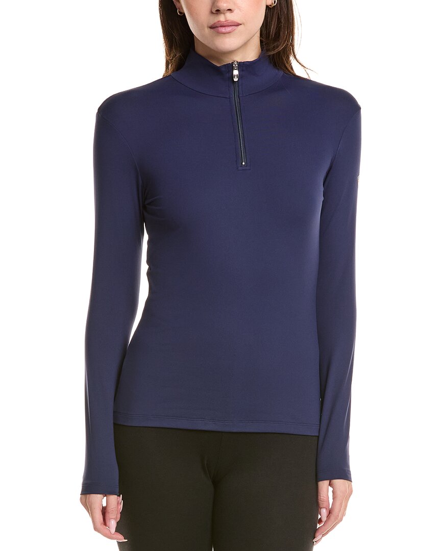 Post Card 1/4-zip Jumper Pullover In Blue