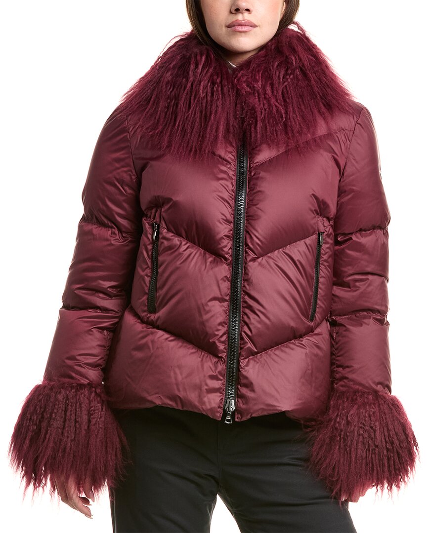 Post Card Down Jacket In Brown