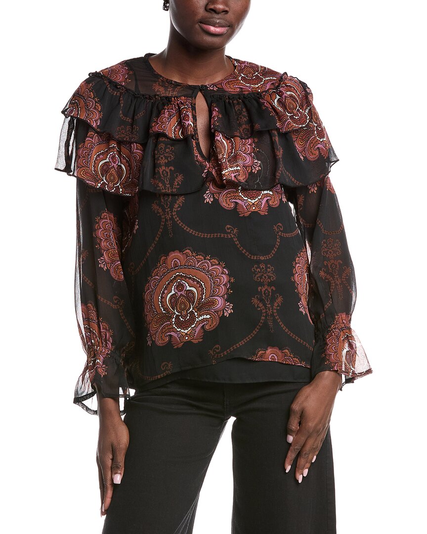 Anna Kay Salvat Chemise Top In Brown