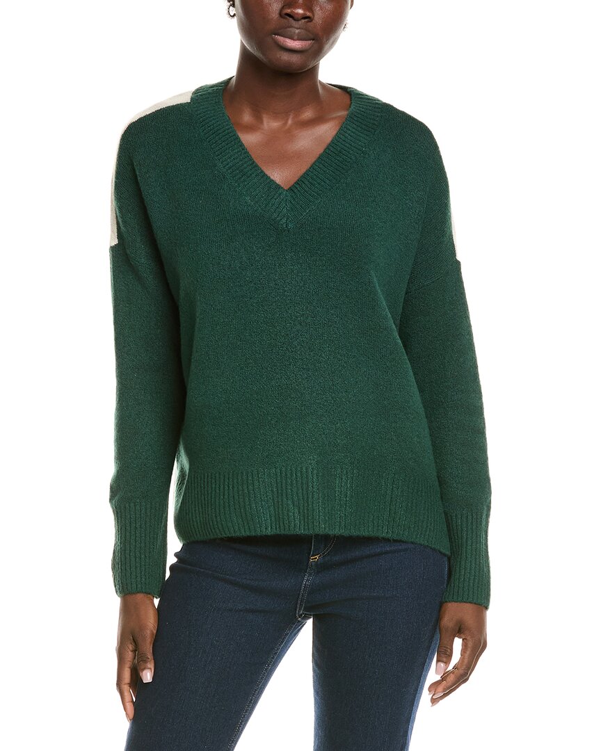 Vince Camuto High-low Sweater In Green