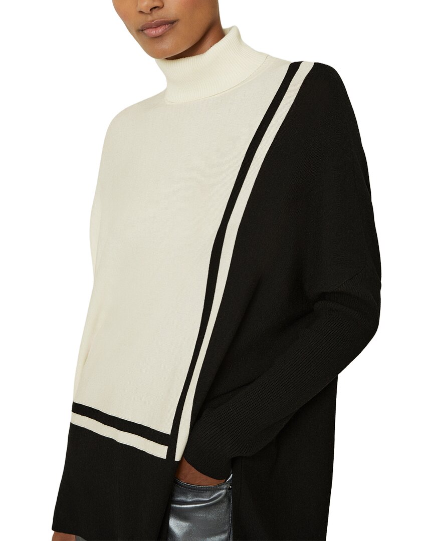 Reiss Sophia Color Block Roll Neck Jumper In Multi