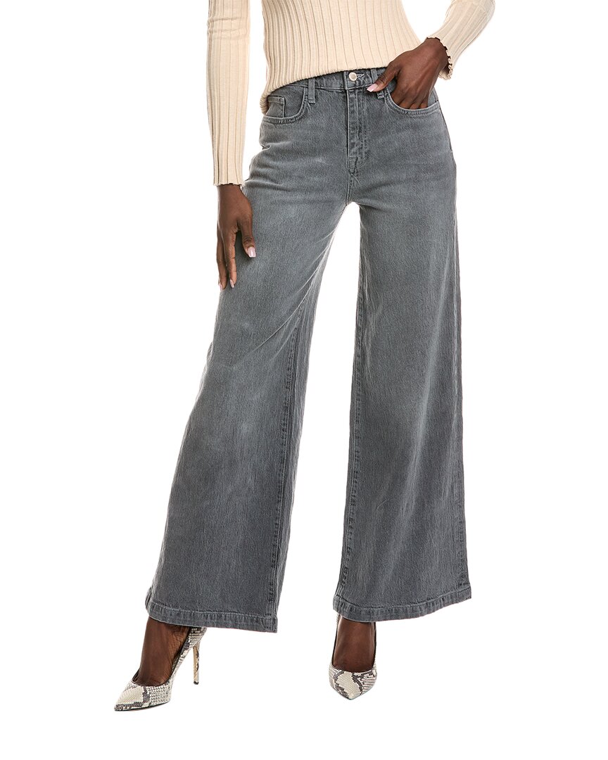 Triarchy Fonda Tempesta Grey High-rise Wide Leg Jean In Gray