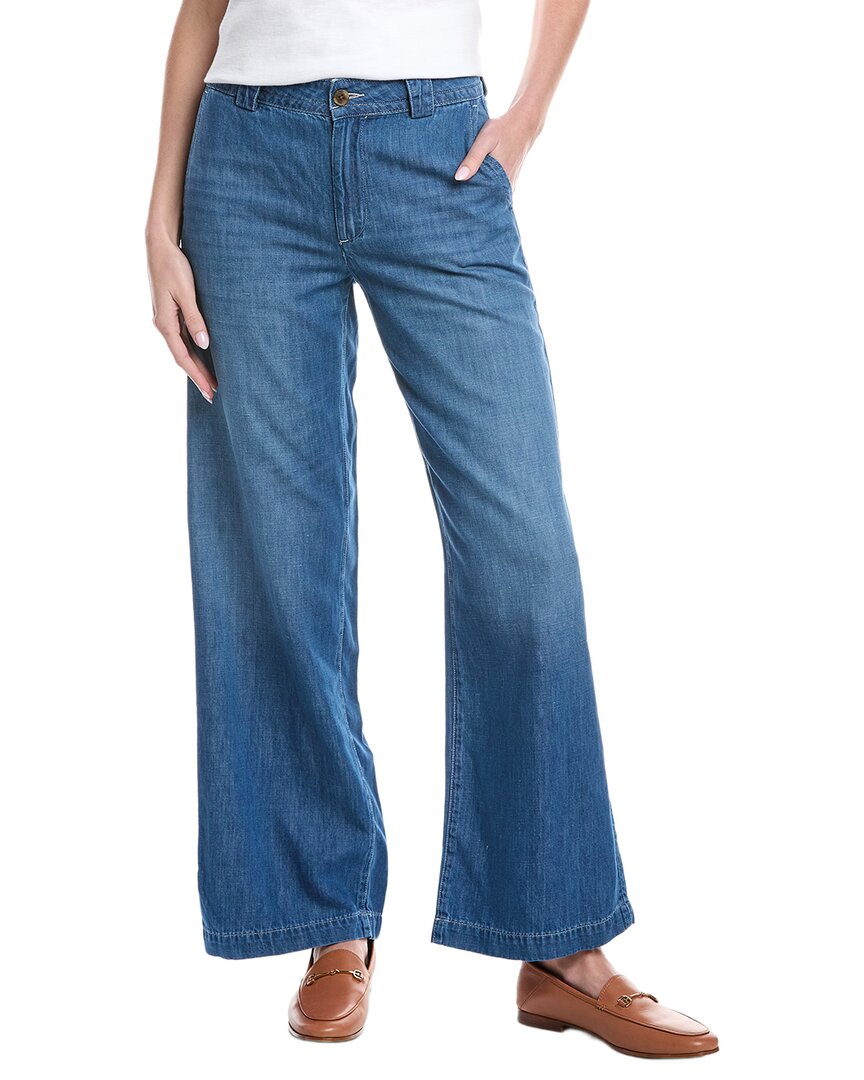 Tommy Bahama Lightweight Denim Linen-blend Trouser In Blue