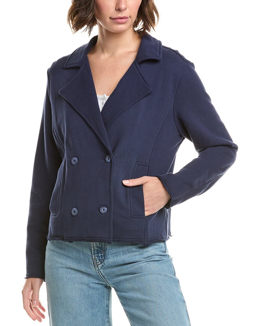 Tommy Bahama Marina Del Mar Cropped Peacoat In Blue