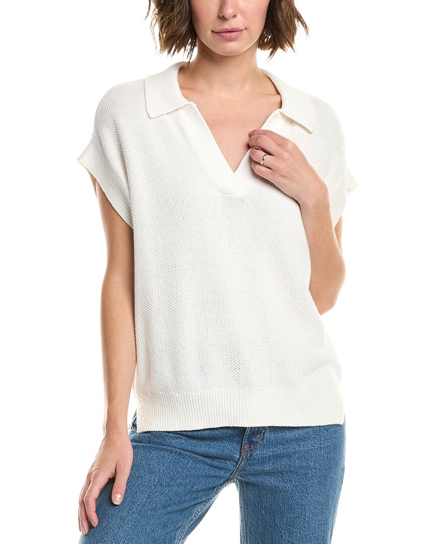 Tommy Bahama Pebble Stitch Collar Sweater In Neutral