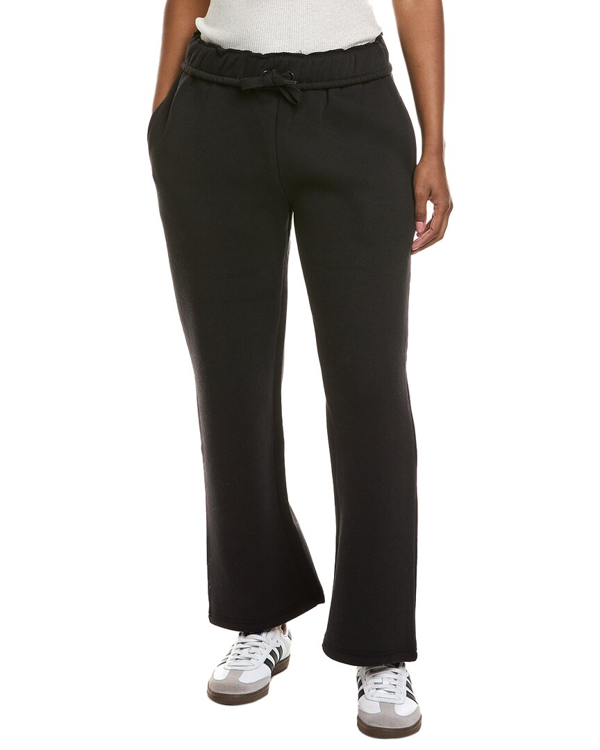 Vintage Havana Proweave Fold-over Sweatpant In Black