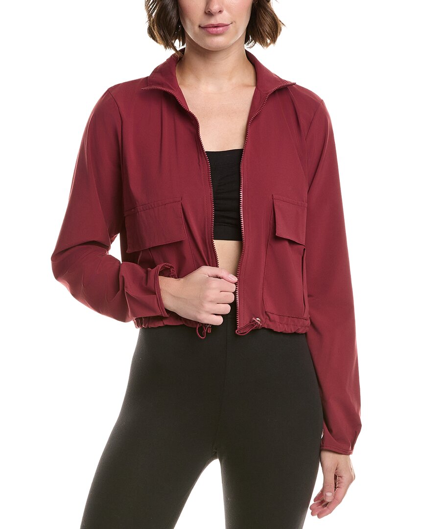 925 Fit Short Coming Jacket In Burgundy