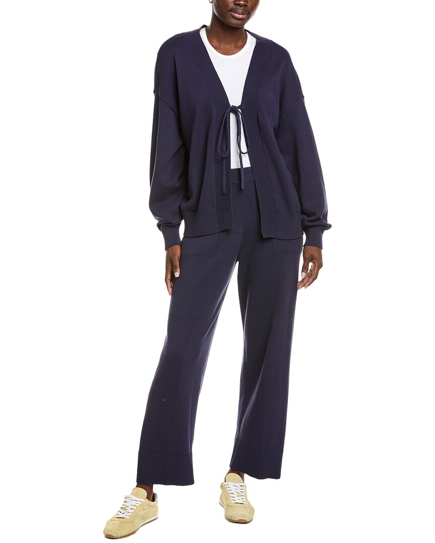Free People 2pc Solar Sweater & Pant Set In Blue