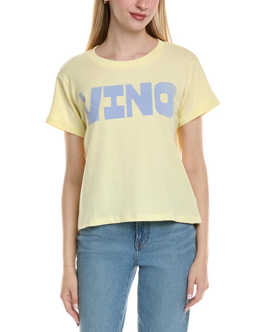 Chaser Coast Jersey Rambler T-shirt In Yellow