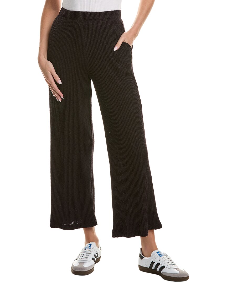 Project Social T Monterosa Textured Rib Wide Leg Pant In Multi