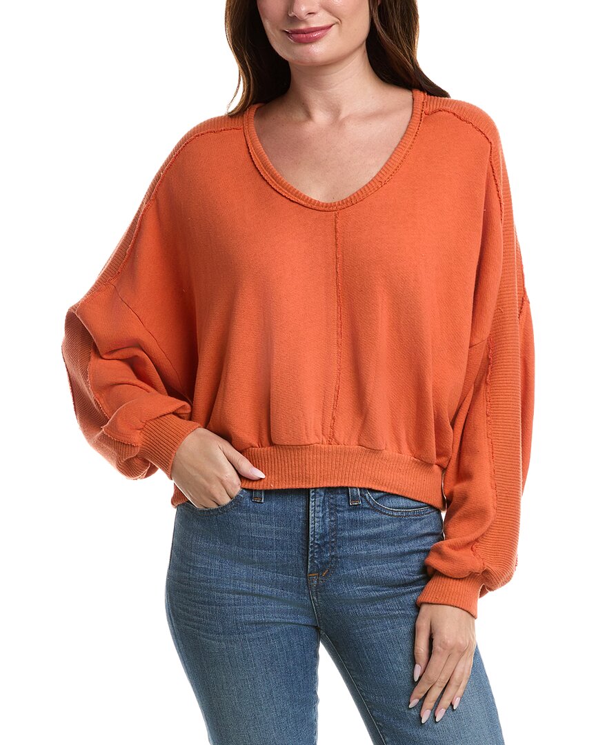 Project Social T Pebbles Seamed Sweatshirt In Red