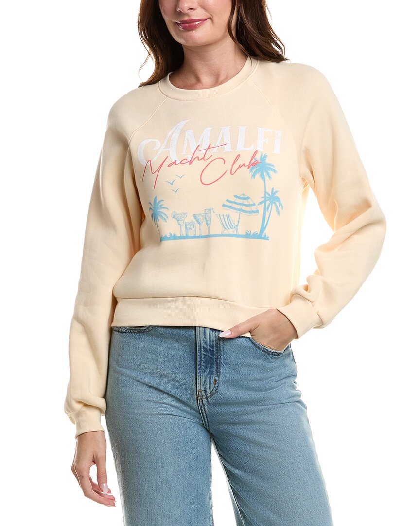 Project Social T Amalfi Shrunken Sweatshirt In Blue