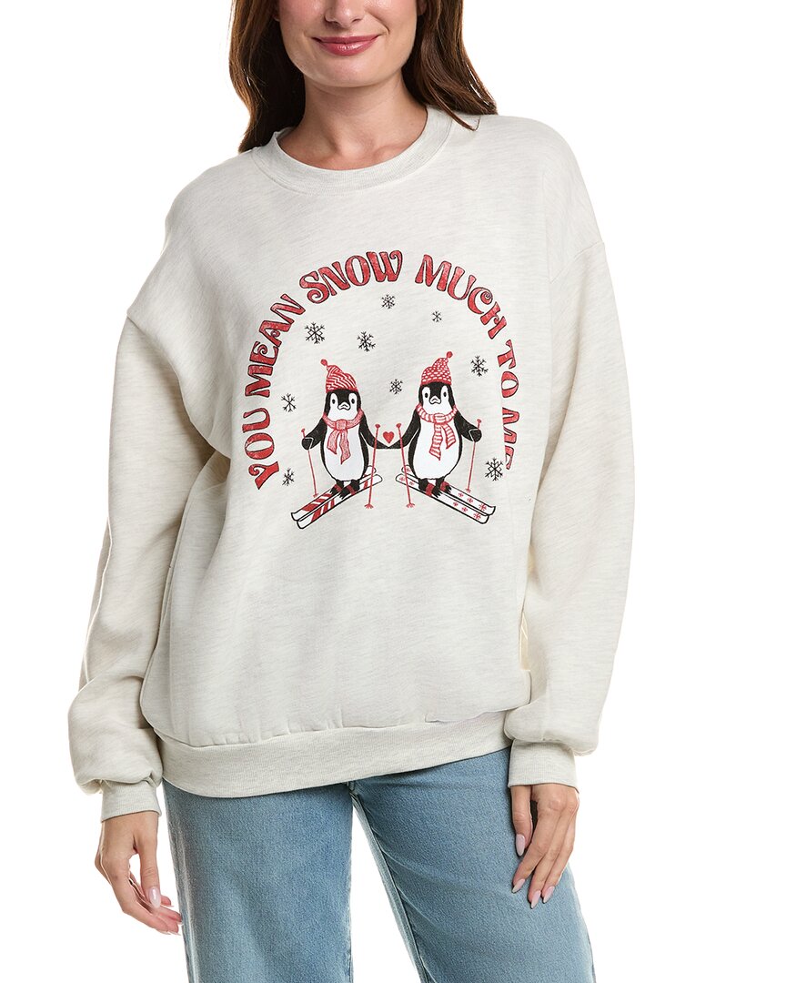 Project Social T Snow Much To Me Sweatshirt In Gray