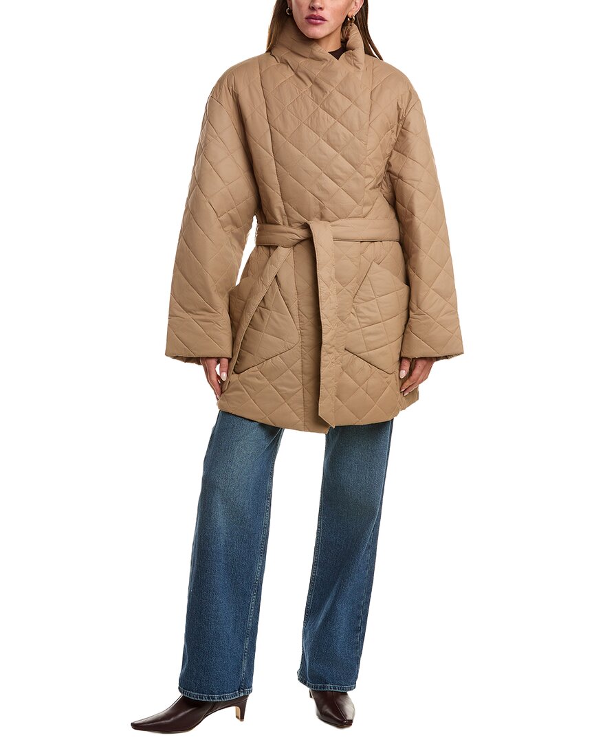 Lamarque Quilted Jacket In Animal Print