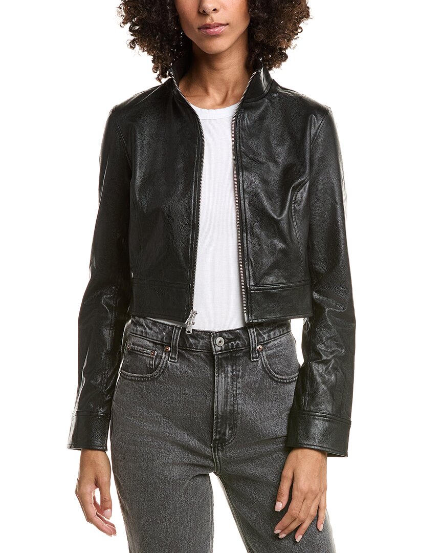 Commando ® Crop Biker Jacket In Black