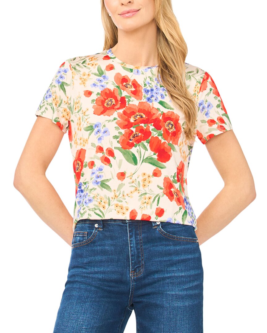 Ted Baker Floral Knit T-shirt In Multi