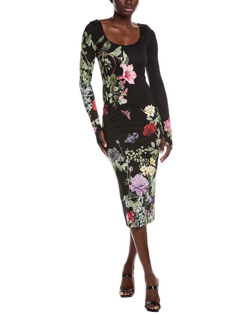 Alice And Olivia Alice + Olivia Delora Maxi Dress In Black