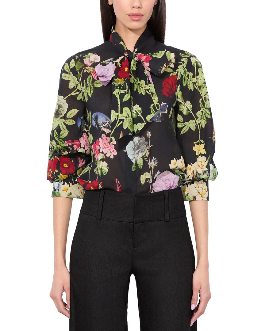 Alice And Olivia Alice + Olivia Lloyd Blouse In Multi
