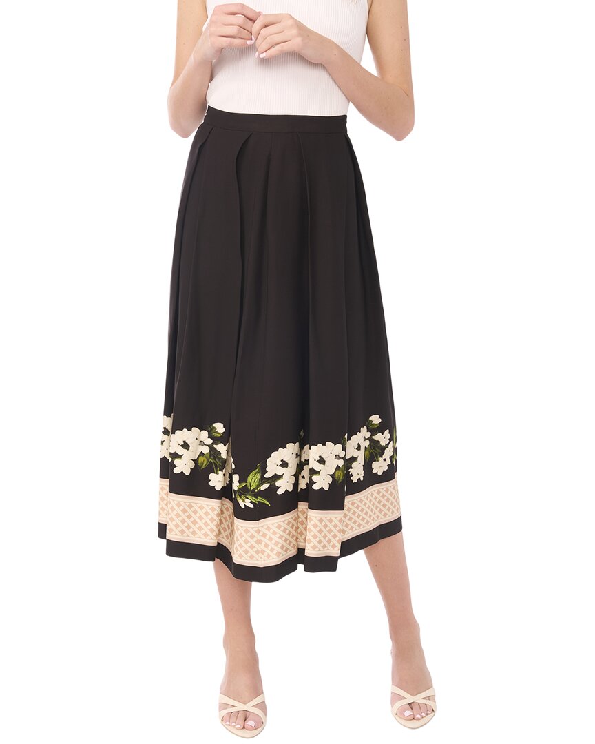 Ted Baker Kieran Pleated Skirt In Black