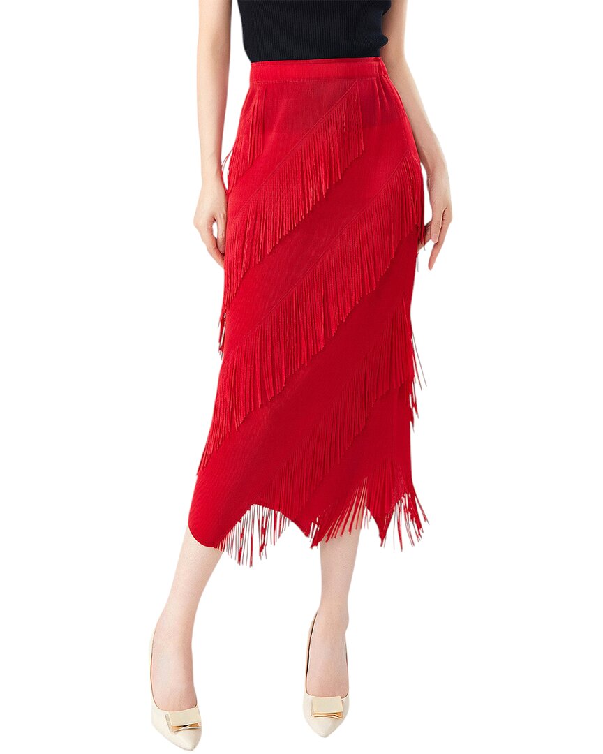 Linda Charm Skirt In Red