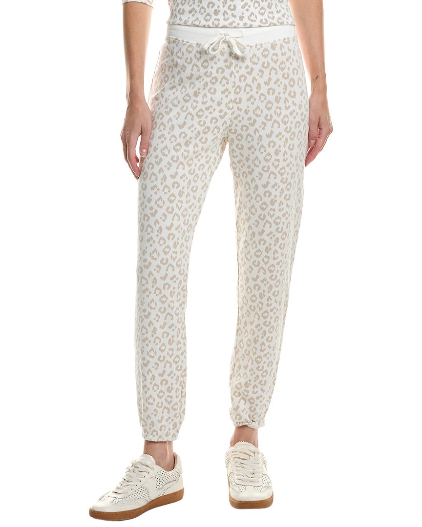 Grey State Jogger In White